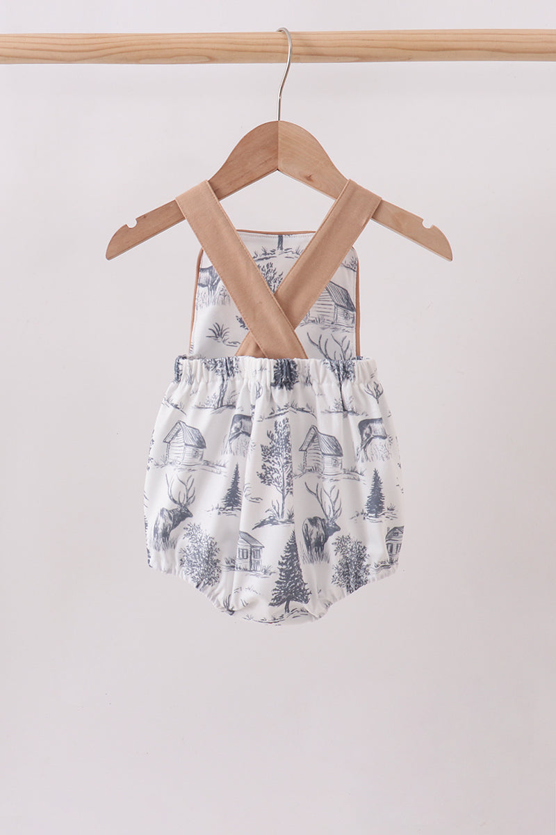 Khaki Deer Forest Bubble - 4