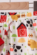 Red Farm Animal Set - 2