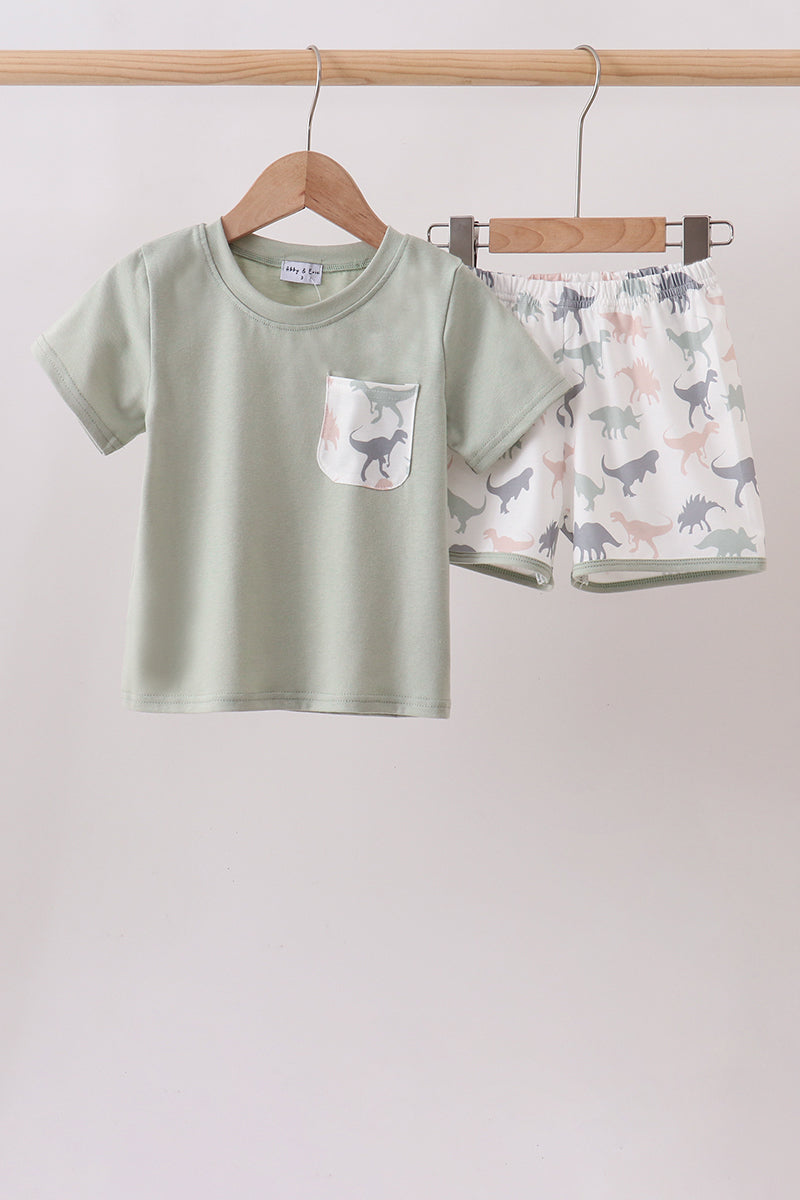 Green Dinosaur Set - 1