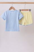 Blue Bus Applique Set - 5