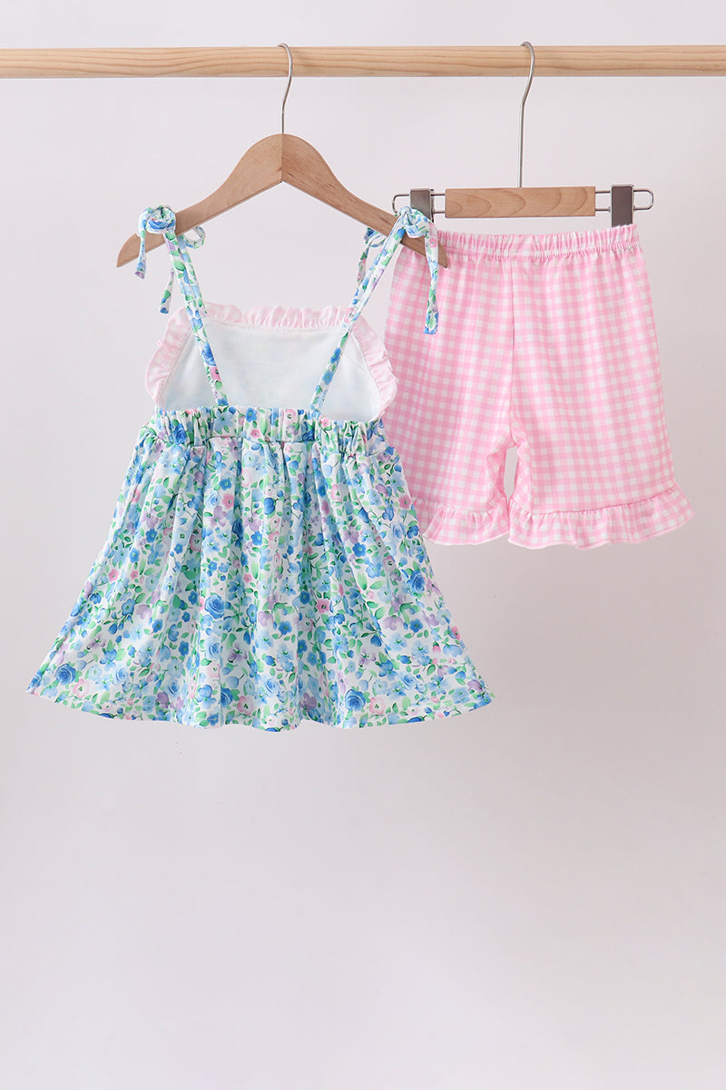 Blue Floral Set - 5