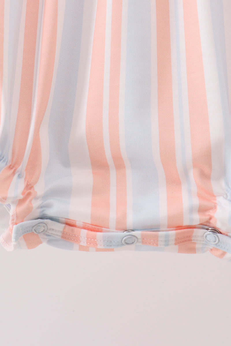 Seashell Stripe Appliqué Bubble - 4