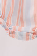 Seashell Stripe Embroidered Bubble - 3