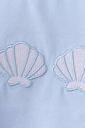 Seashell Stripe Embroidered Set - 3