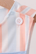 Seashell Stripe Embroidered Jon Jon - 3