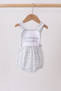 Blue Faith Quote Embroidered Bubble - 1