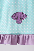 Blue under the sea Embroidered Set - 2