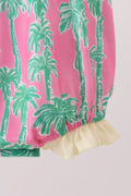 Palm Tree Embroidered Bubble - 3
