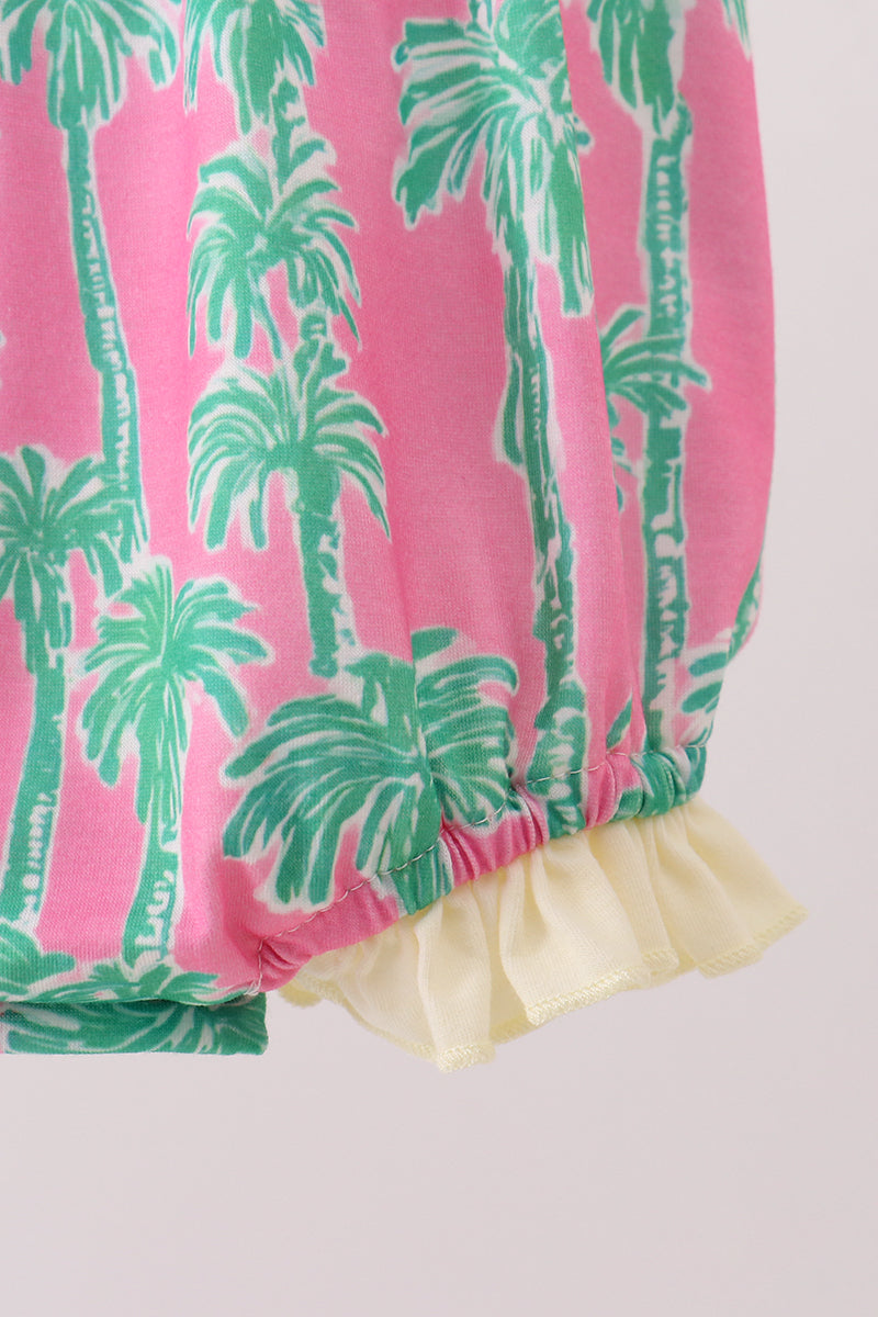 Palm Tree Embroidered Bubble - 3