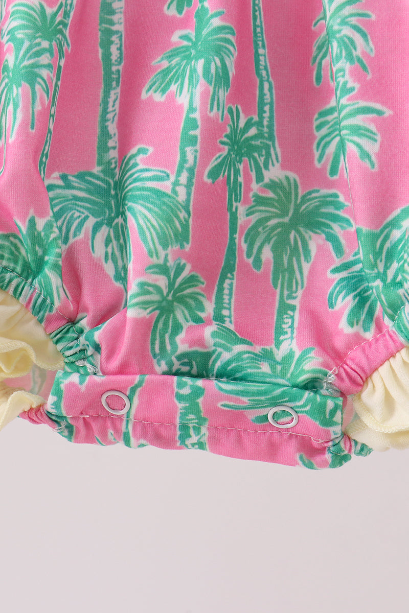 Palm Tree Embroidered Bubble - 4