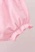 Pink Pencil ABC embroidery gingham bloomer set - 4
