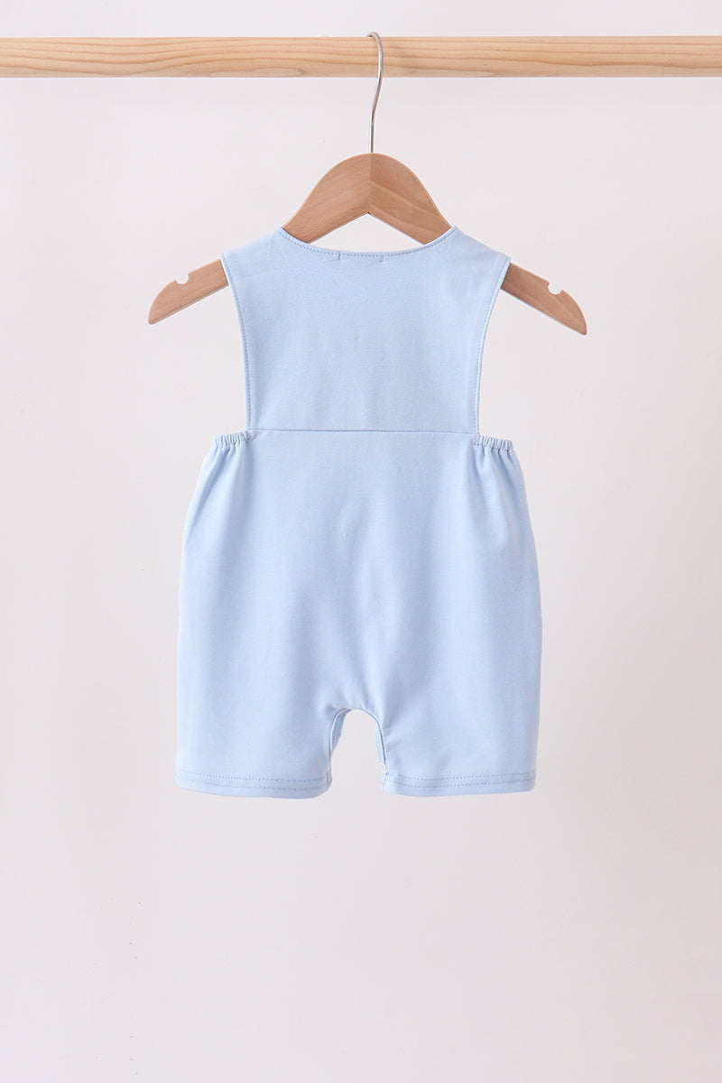 Blue Colorblock Jon Jon - 5