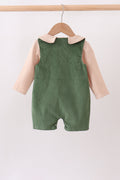 Green Corduroy Jon Jon Set - 4