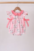Pink Floral Ruffle Bubble - 1