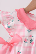 Pink Floral Ruffle Bubble - 3