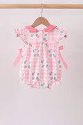 Pink Floral Ruffle Bubble - 5