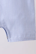 Blue Whale Embroidered Seersucker Jon Jon - 4