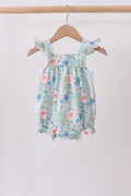 Floral Smocked Bubble - 4