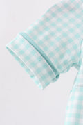 Green Gingham Bubble - 2