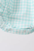 Green Gingham Bubble - 3