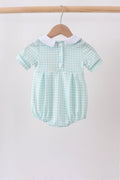 Green Gingham Bubble - 4