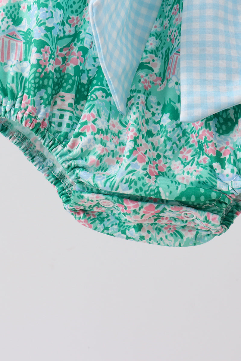Green house floral Bow Bubble - 4