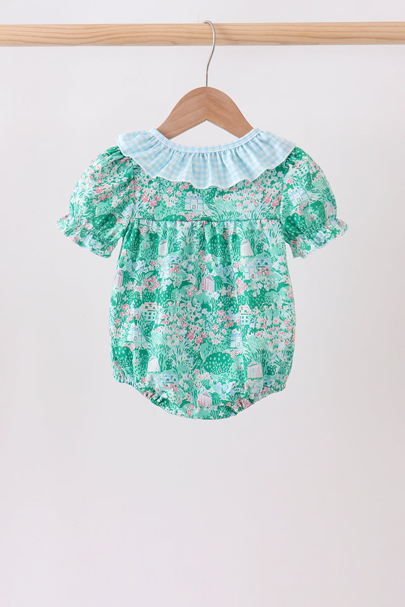 Green house floral Bow Bubble - 5