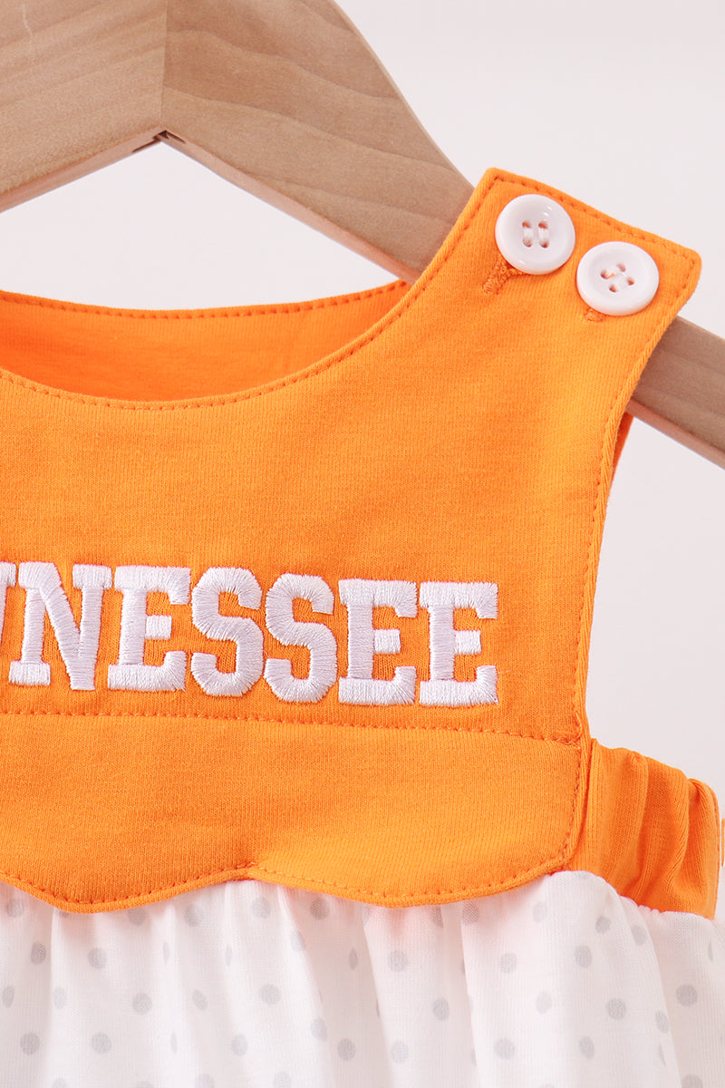 Orange Tennessee Applique Bubble - 4