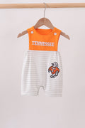 Orange Tennessee Applique Stripe Jon Jon - 1