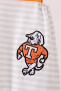 Orange Tennessee Applique Stripe Jon Jon - 3