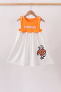 Orange Tennessee Applique Dress - 1
