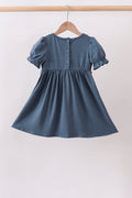 Garden Rose Smocked Ruffle Dress - 5