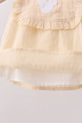 Oatmeal character french knot bloomer set - 2