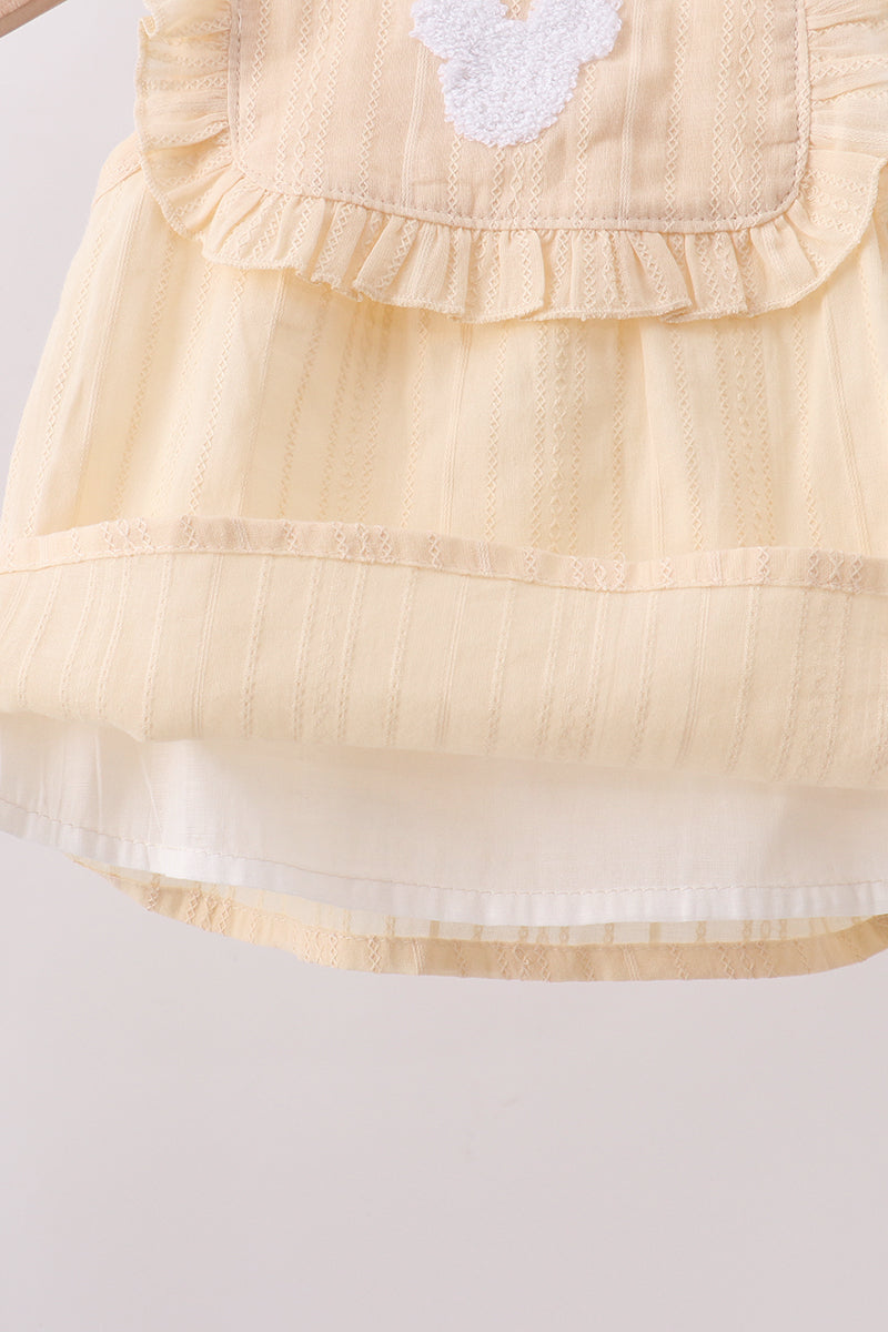 Oatmeal character french knot bloomer set - 2