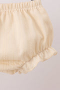 Oatmeal character french knot bloomer set - 4