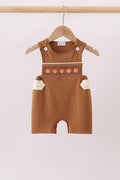 Brown Pumpkin Smocked Jon Jon - 1
