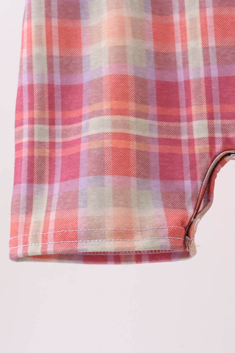 Camel Pumpkin Embroidery Plaid Jon Jon - 3