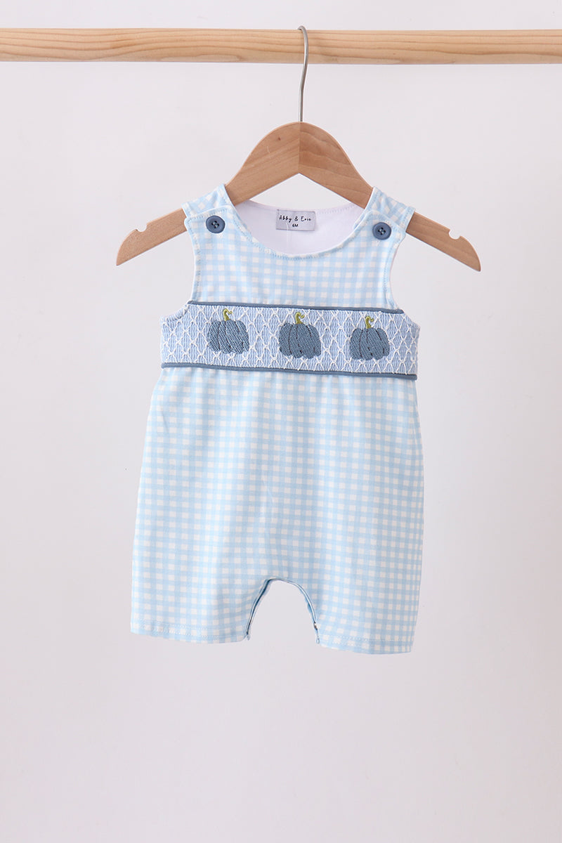 Blue Pumpkin Smocked Gingham Jon Jon - 1