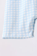 Blue Pumpkin Smocked Gingham Jon Jon - 4