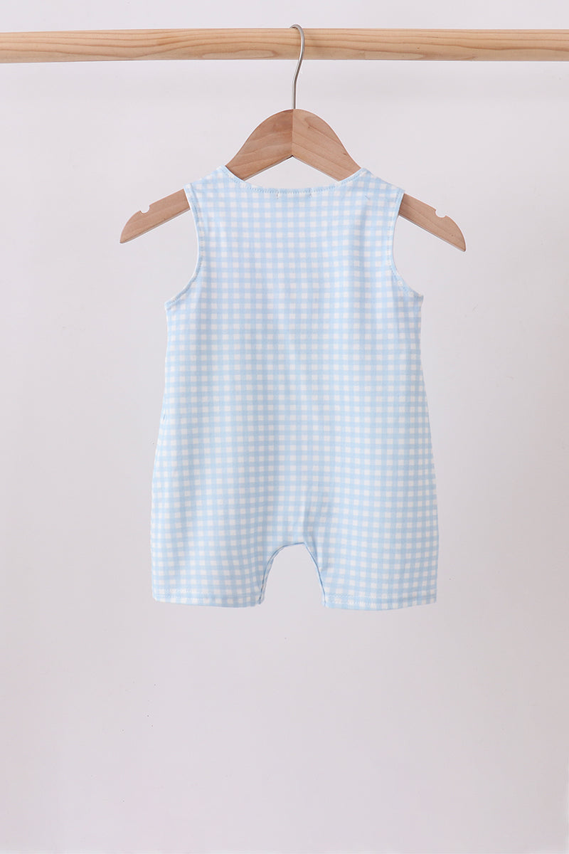 Blue Pumpkin Smocked Gingham Jon Jon - 5