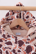 Camouflage Fleece Hoodie Jacket - 2