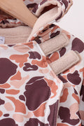 Camouflage Fleece Hoodie Jacket - 3