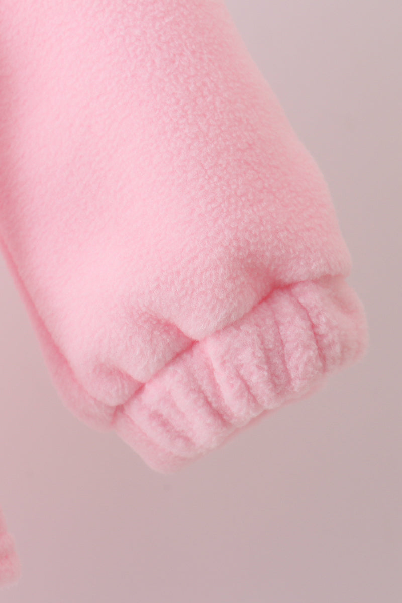 Pink Bow Fleece mom&me Jacket - 9