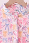 Pink Bow Fleece mom&me Jacket - 3