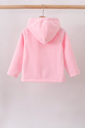Pink Fleece Bow Coat - 6