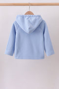 Blue Fleece Bow Coat - 4