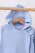 Blue Fleece Bow Coat - 5