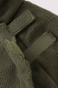 Green Fleece Bow Coat - 4