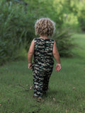 Camouflage Duck Smocking Embroidery Baby Boy Romper - 5