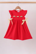 Red School bus Bow Dress - 1